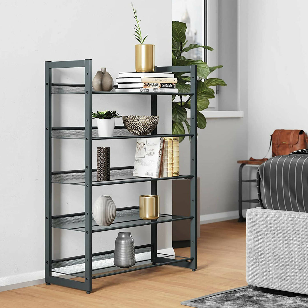 Estante para zapatos 5 niveles ajustable Songmics