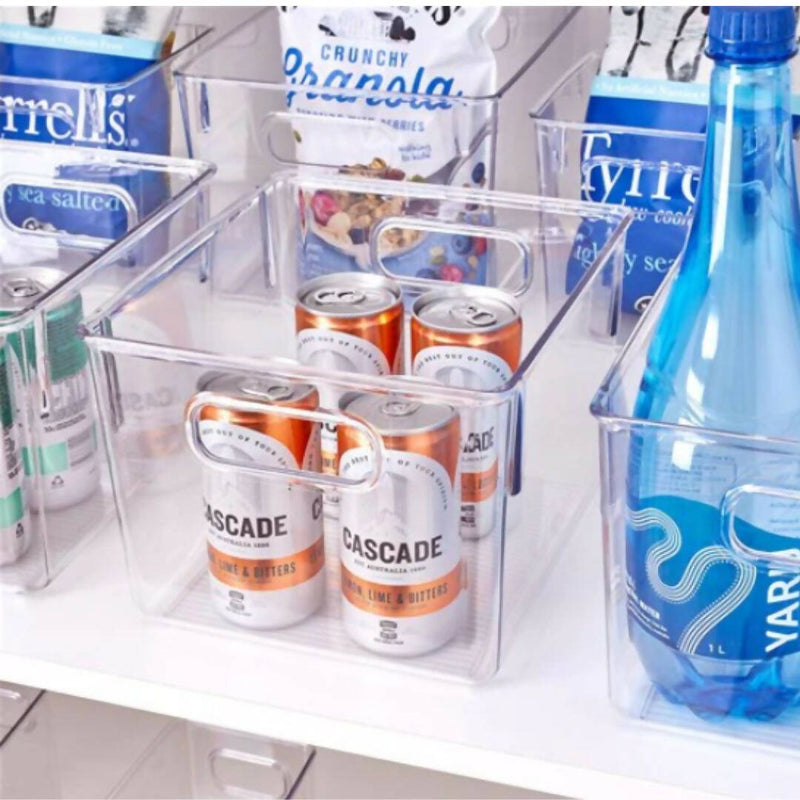 Organizador Refrigerador Transparente Mediano Box Sweden