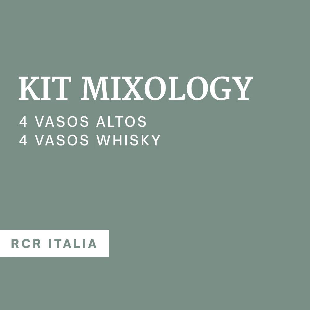 RCR JUEGO VASOS MIXOLOGY 4 PERSONAS