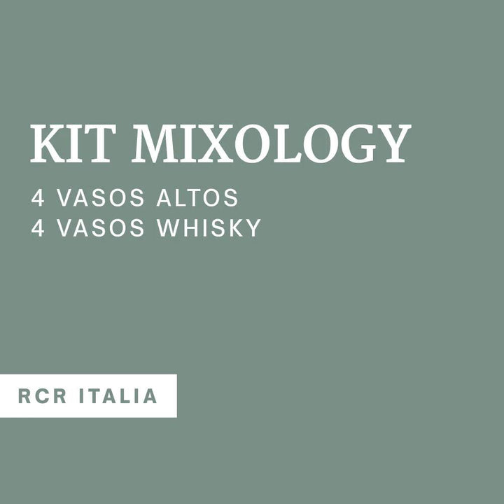 RCR JUEGO VASOS MIXOLOGY 4 PERSONAS