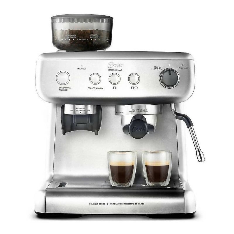 Cafetera para espresso Perfect Brew 15 bar molino integrado BVSTEM7300-052 Oster®