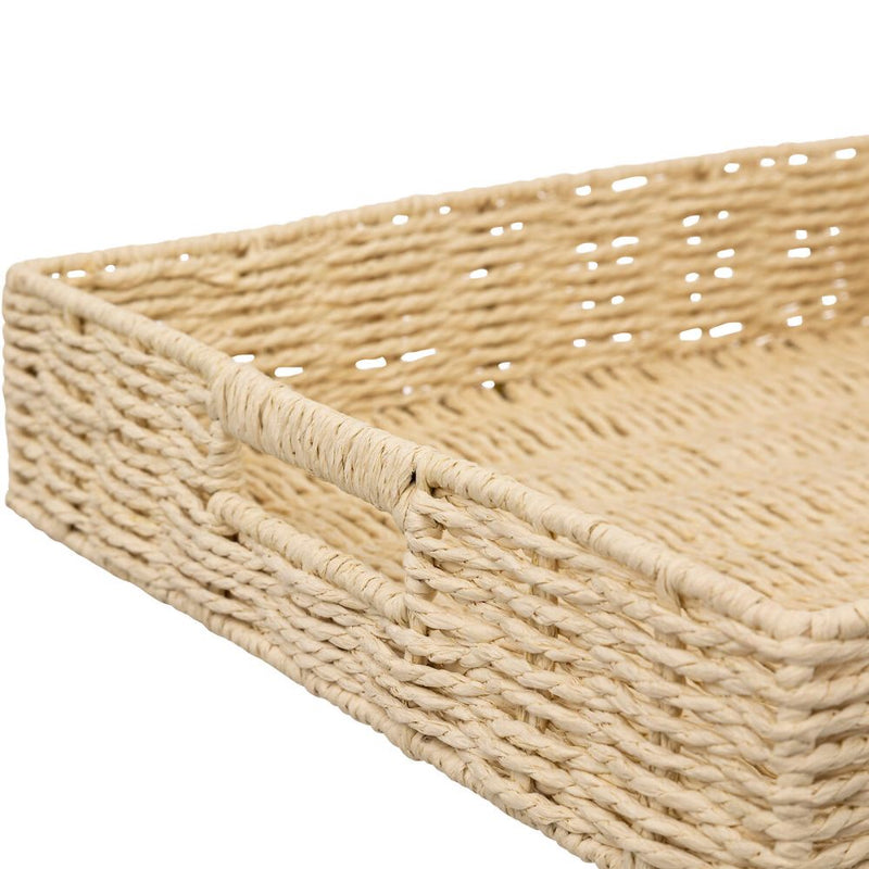 Bandeja Cuadrada "Kord" 35cm Beige