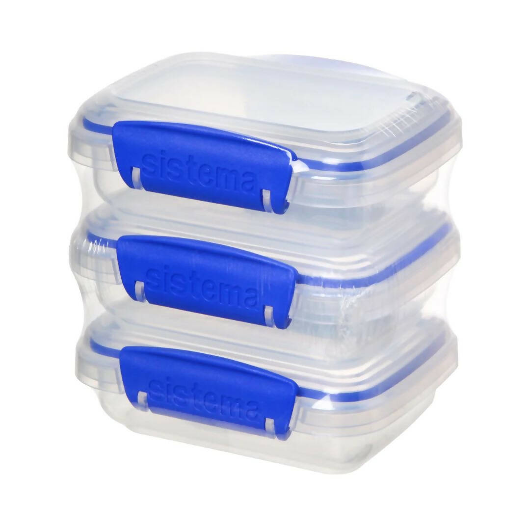 Set 3 Contenedores Klip It 200 ml Sistema