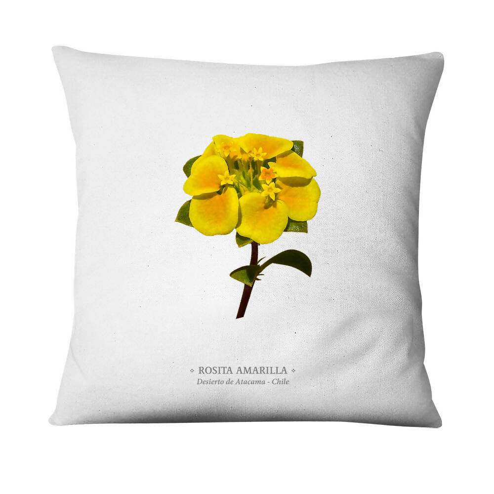 Funda de cojín Rosita Amarilla
