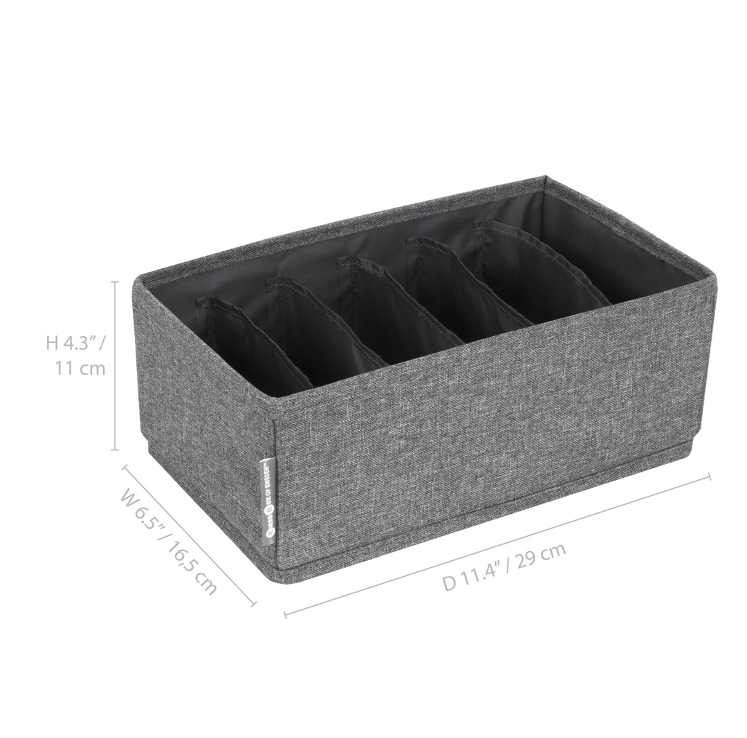 Organizador Cajón Bigso 6 Compartimientos 16 x 29 cm