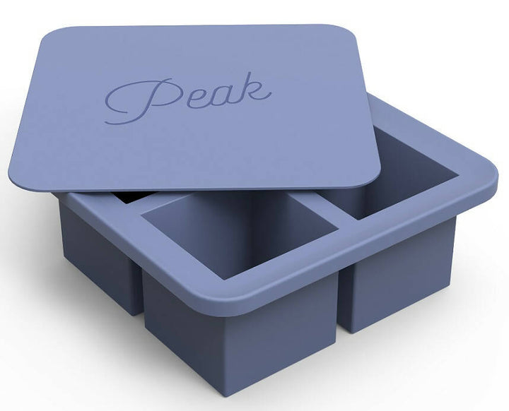 Cubetera W&P Peak Ice Works 4 Hielos Extra Grandes con Tapa