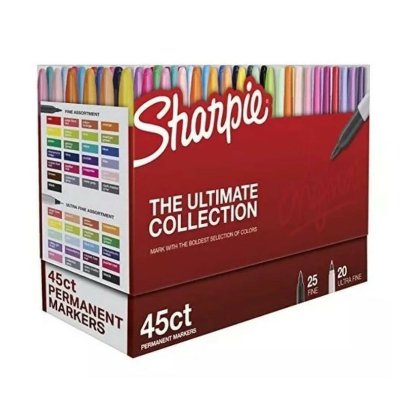 Caja con 45 Marcadores colores surtidos Sharpie