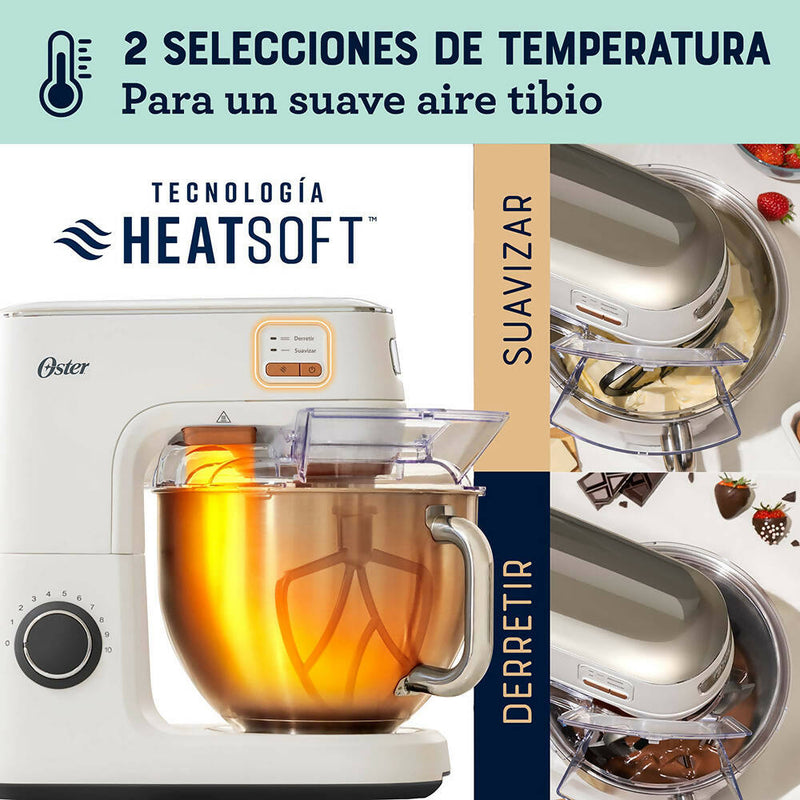 Batidora planetaria Oster® con tecnología Heatsoft™ FPSTSMPL4W-052 Oster