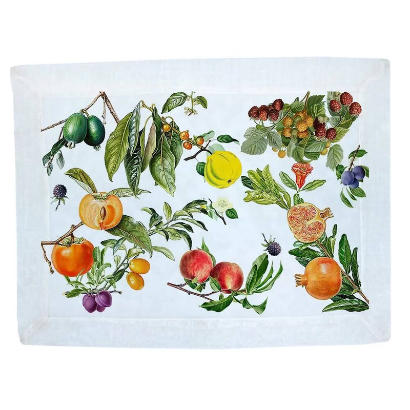 Set Individuales Velo Organza - Frutas