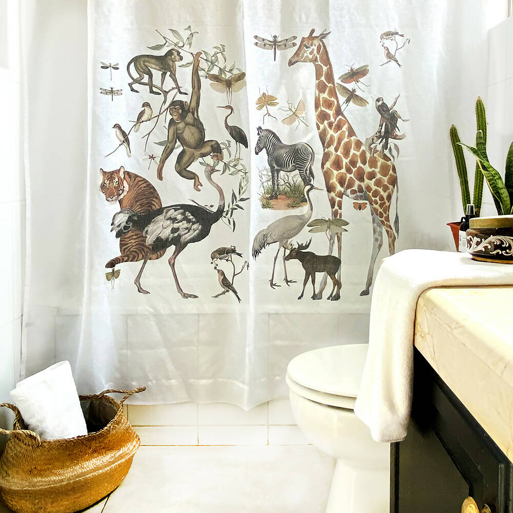 Cortina de Baño Wild