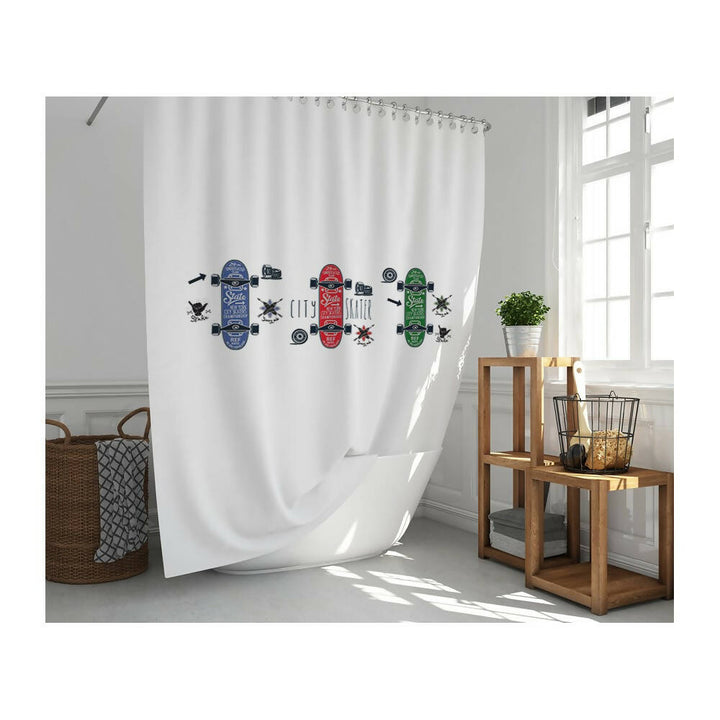 Cortina de Baño Skate