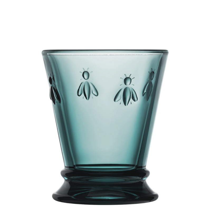 SET 6 VASOS ABEJA ESMERALDA 260ML