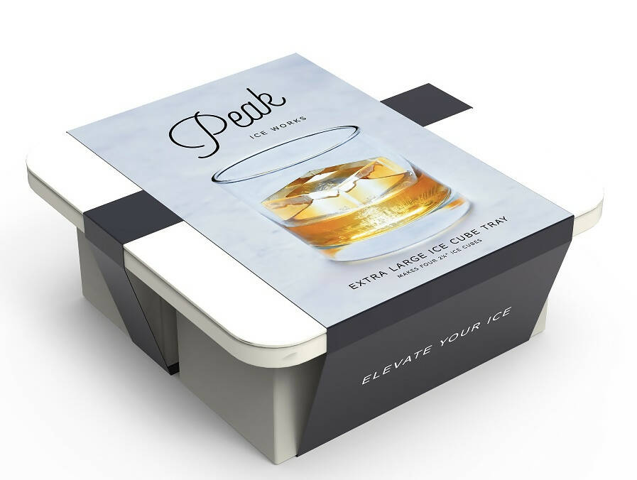 Cubetera 4 Hielos con Tapa Extra Large Ice W&P