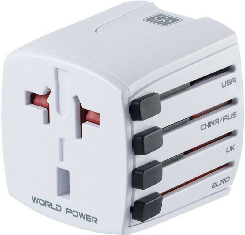 ADAPTADOR CORRIENTE UNIVERSAL 4 CLAVIJAS DESLIZANTES