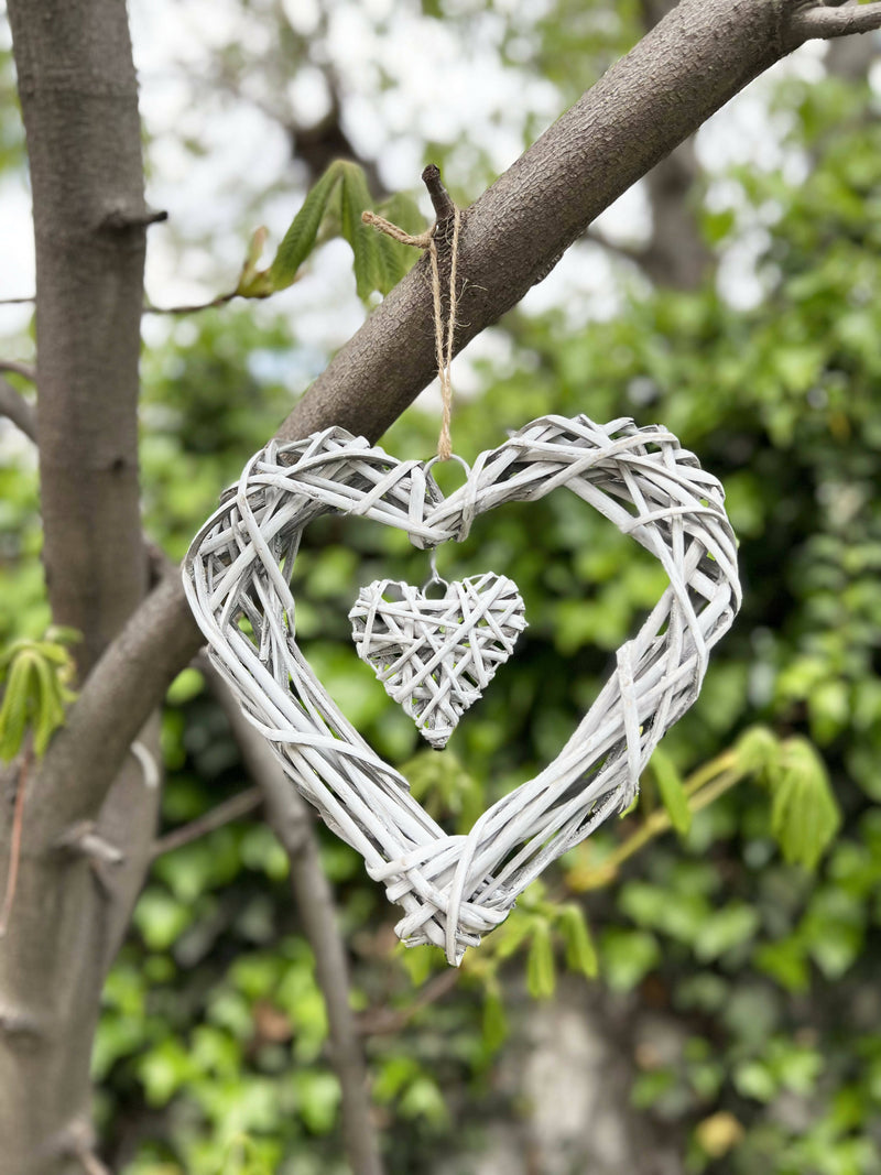 CORAZON COLGANTE GRIS M