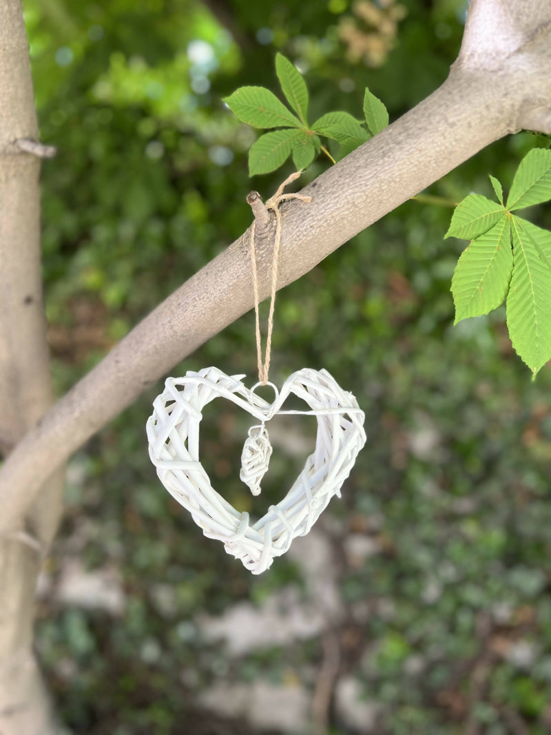 CORAZON COLGANTE BLANCO M