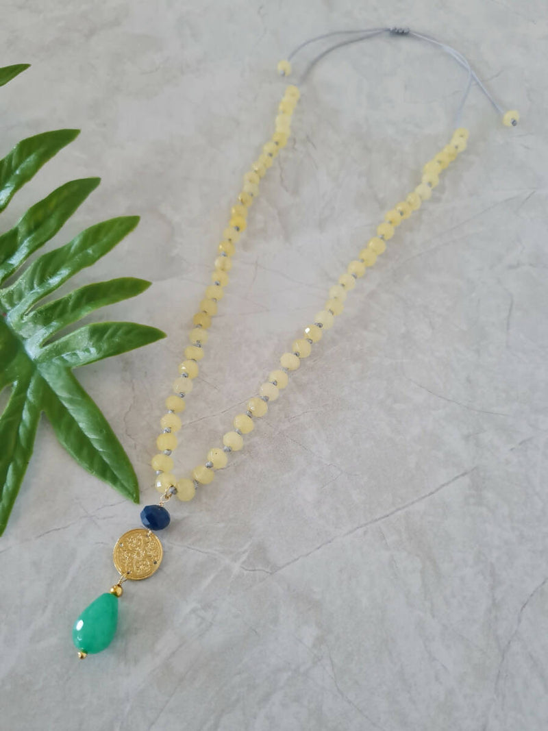 LD1188 - Collar Frescura de Verano Amarillo 2