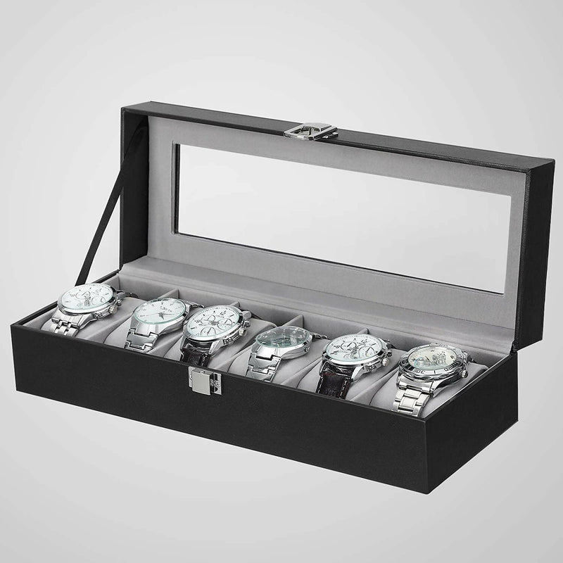 Caja para Relojes Songmics para 6 Relojes