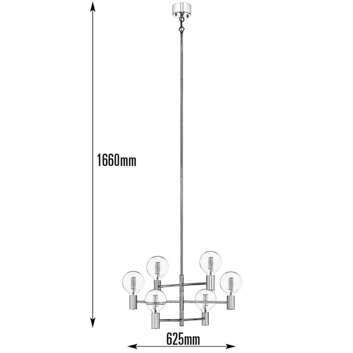 Lámpara Colgante Markslojd Capital Negro