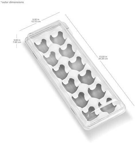 Contenedor Huevos C/Tapa Madesmart