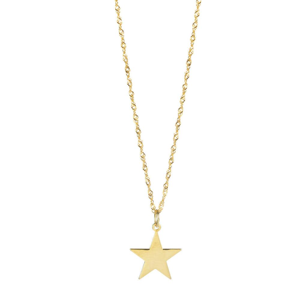 COLLAR ESTRELLA XL GOLD VERMEIL MUSA