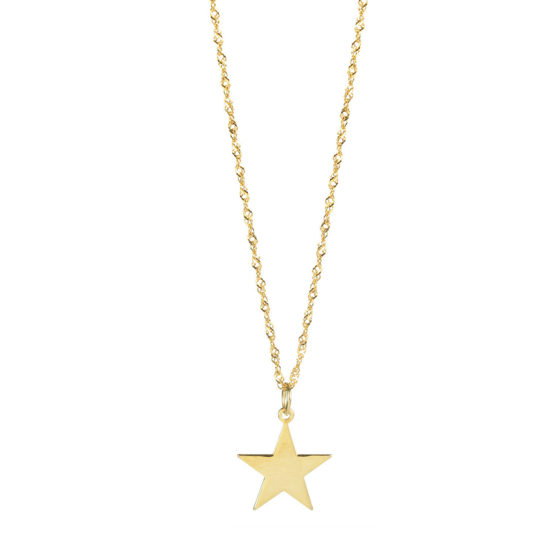 COLLAR ESTRELLA XL GOLD VERMEIL MUSA