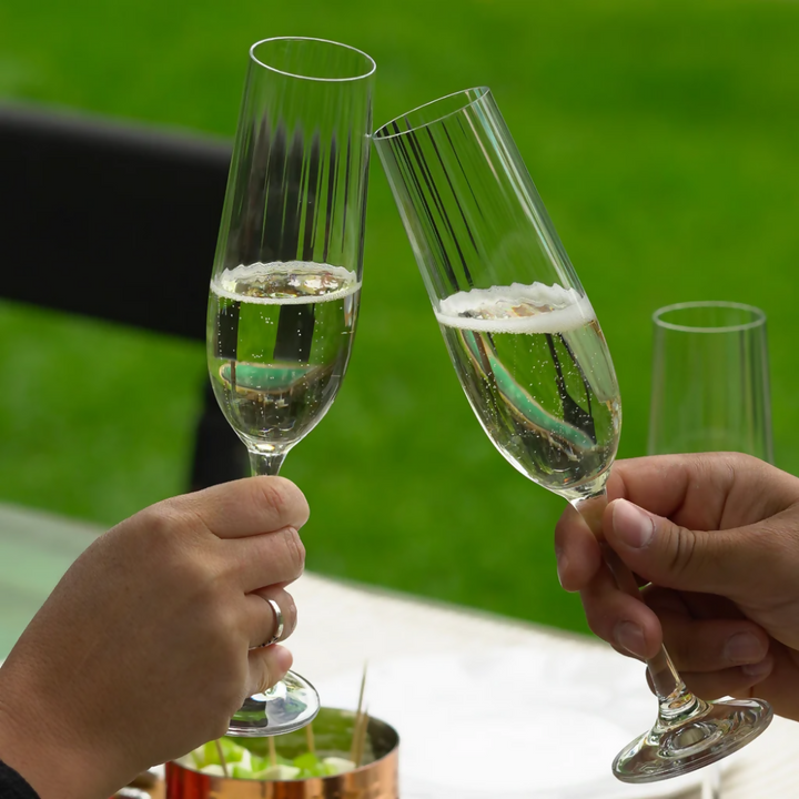 BOHEMIA SET 6 COPAS CHAMPAGNE WATERFALL 190ml