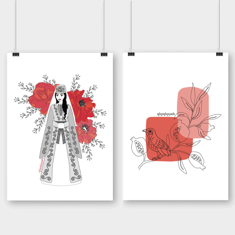 Pack Prints Nur Collage & Floral Taraz