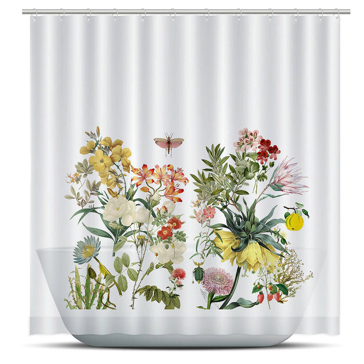 Cortina de Baño Botánica