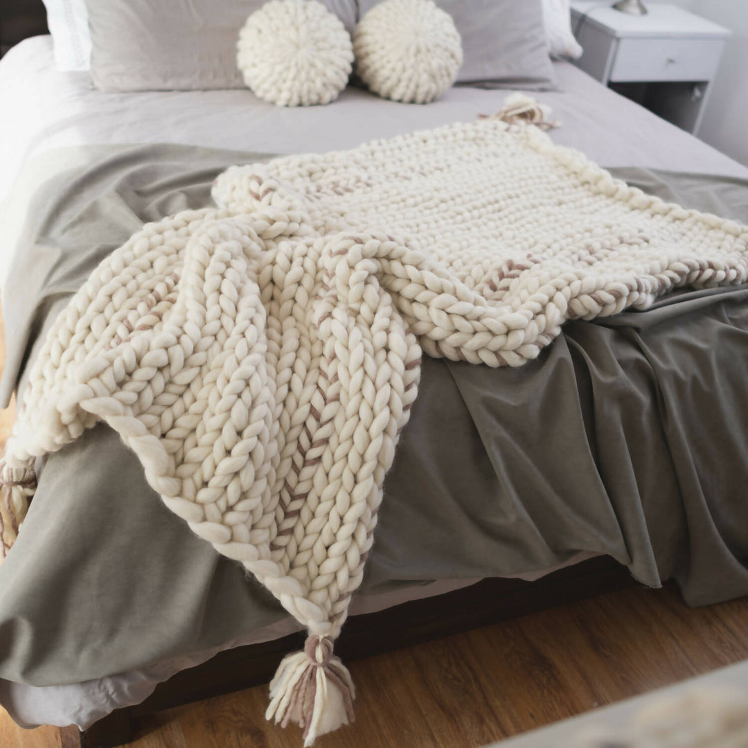 Manta XXL King Taupe 90 x 180 cm