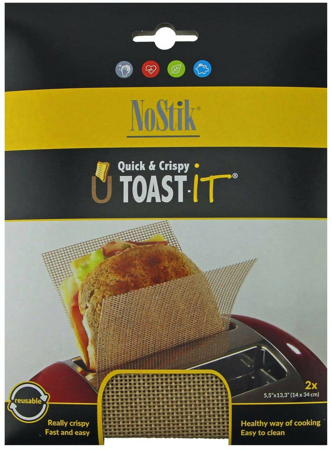 Set 2 Mallas NoStik Para Tostar Pan