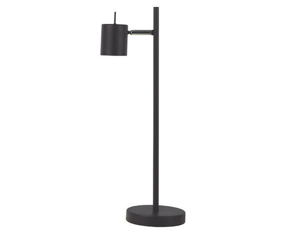 Lámpara de Escritorio Silo 1 Luz ByP Iluminación Negro Mate
