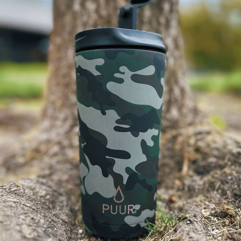 Mug Térmico Puur Cup Camo Hermético 470 ml