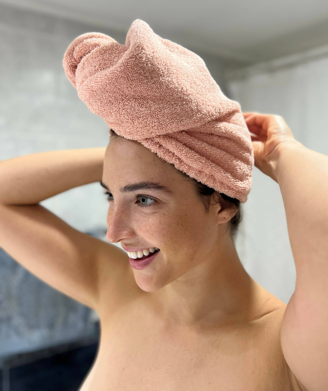 Turbante toalla + Manopla toalla