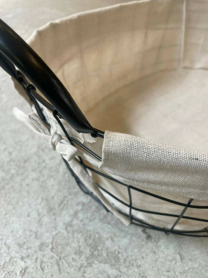 CANASTO METALICO OVALADO