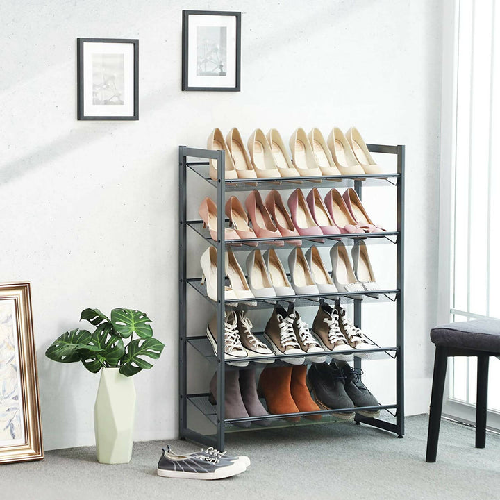 Estante para zapatos 5 niveles ajustable Songmics