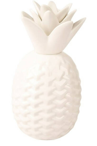 PIÑA DE CERÁMICA BLANCA ALTO 23 X 13 CMS ANCHO