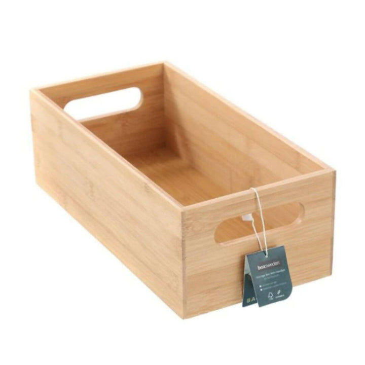 Caja Organizadora de Bambú 30,5 x 15 cm Box Sweden