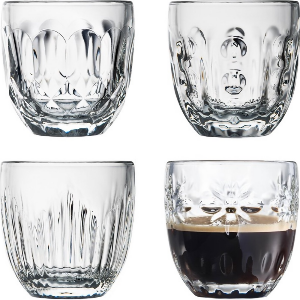 SET 4 VASOS EXPRESSO TROQUET