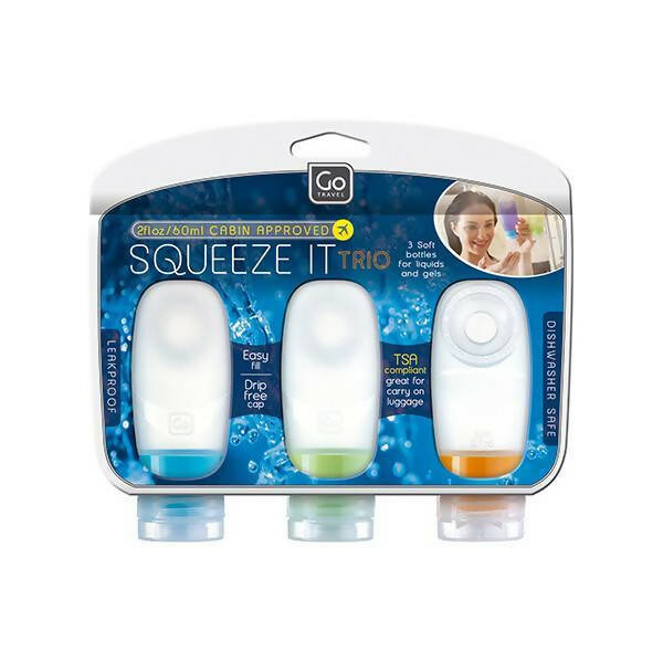Set 3 Botellitas Silicona Cabina 60 ml