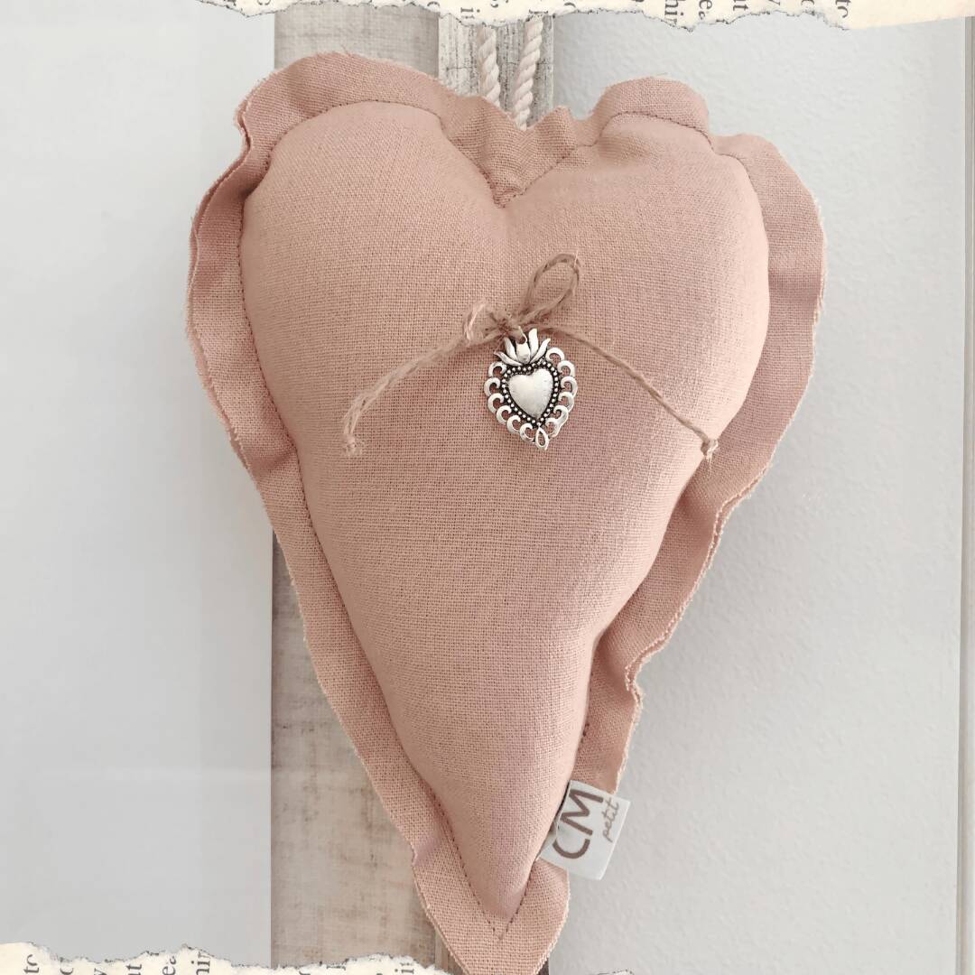 Cunero de Lino Sagrado Corazón