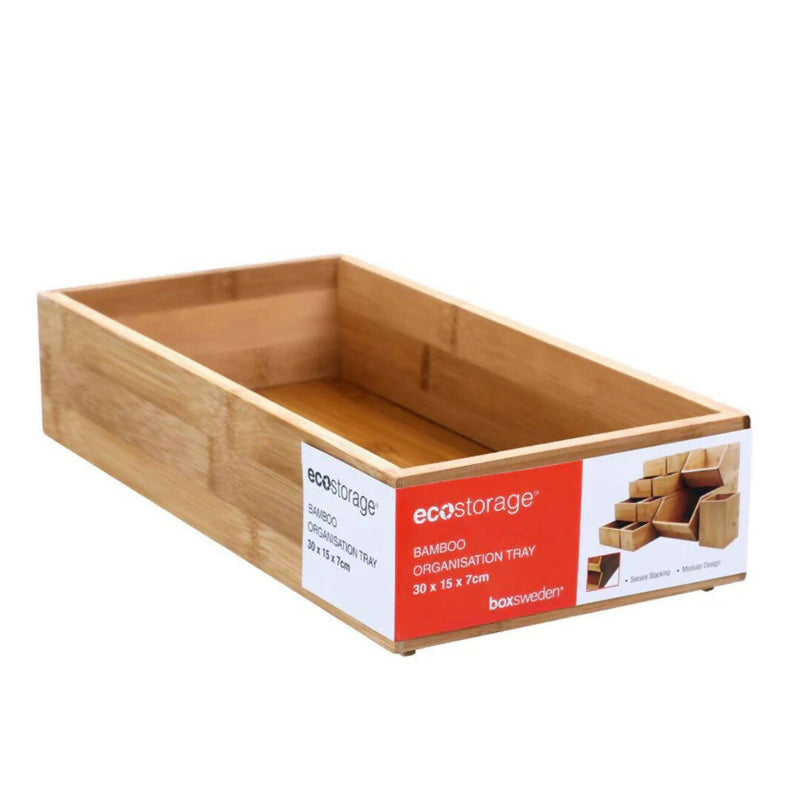 Caja Organizadora De Bambú 30 x 15 Box Sweden