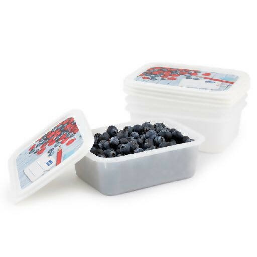 Set de 4 Contenedores Rotho 500 ml para Congelador