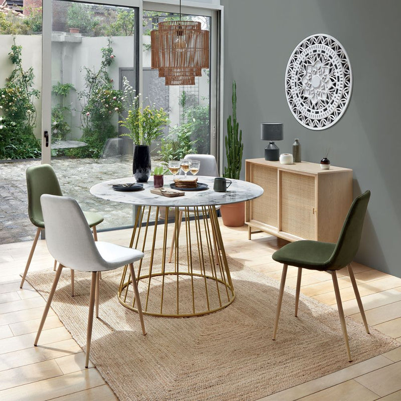 Alfombra "Natura" de yute beige 160x230cm