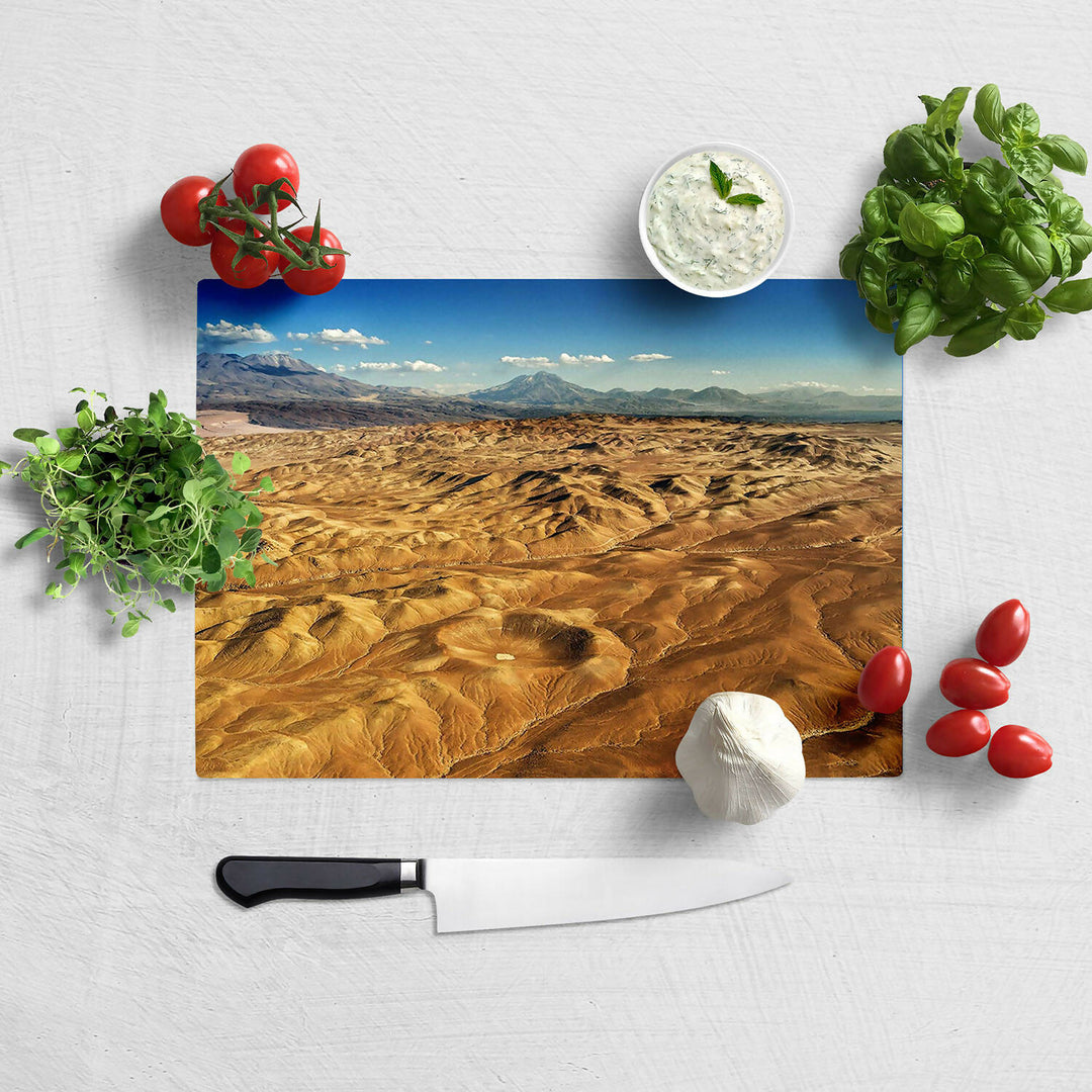 Tabla de vidrio Cráter Meteorito Monturaqui