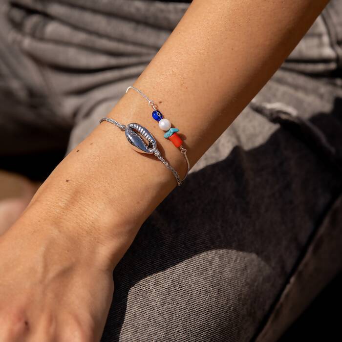 Pulsera good vibes plata