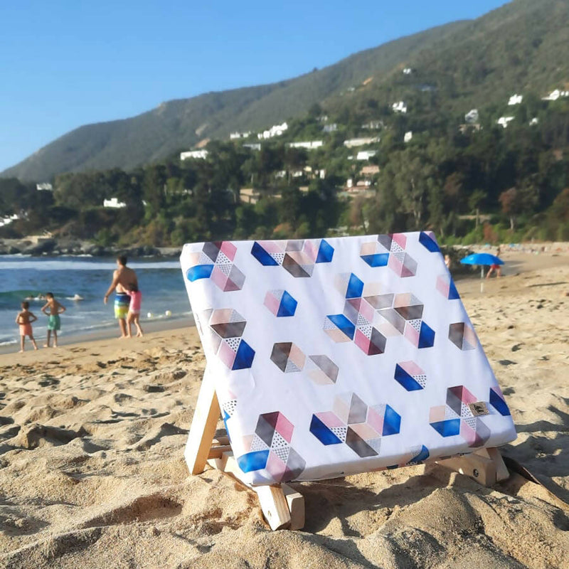 Reposera o respaldo de playa hexágonos Paper Home