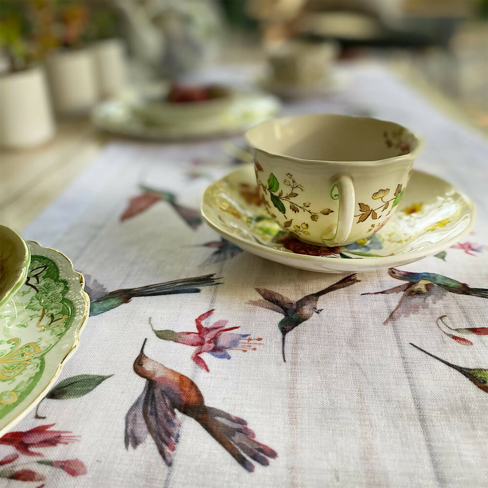 Set Individuales Velo Organza - Picaflor