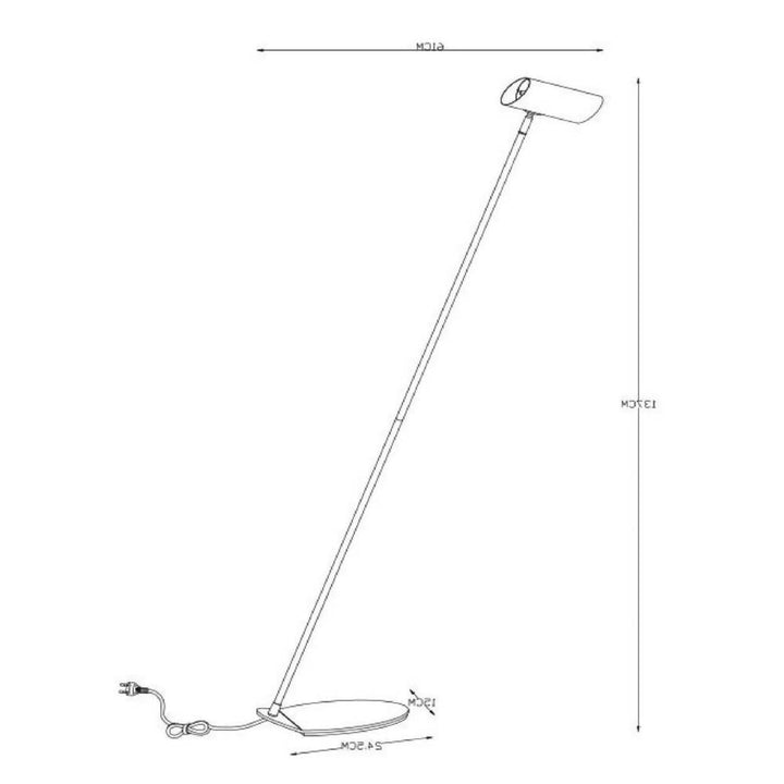 LAMPARA DE PIE HESTER BLANCO 1XGU10