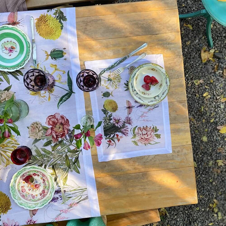 Set Individuales Velo Organza - Botanica